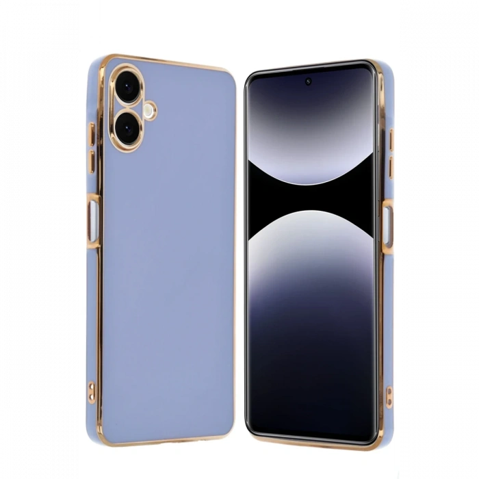 Newface Samsung Galaxy A06 Kılıf Volet Silikon - Mavi