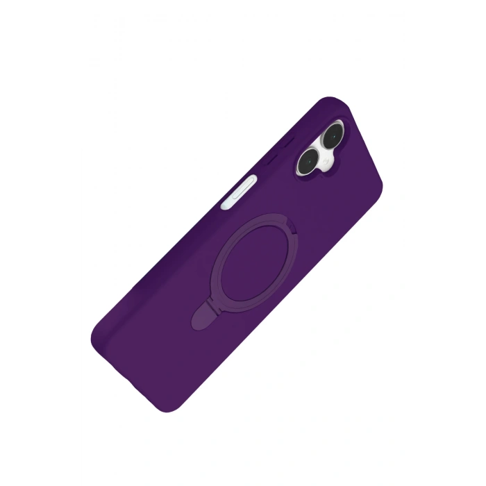 Newface Samsung Galaxy A06 Regal Magsafe Standlı Kapak - Derin Mor