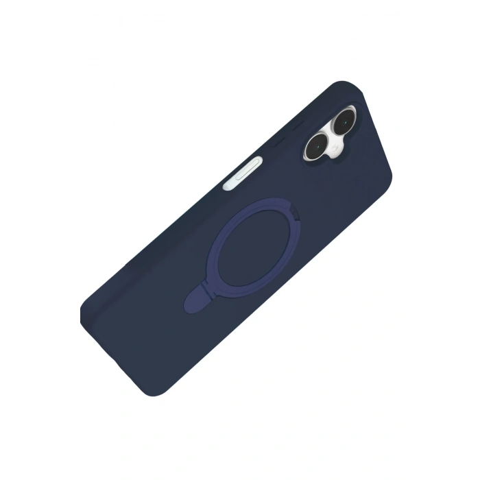 Newface Samsung Galaxy A06 Regal Magsafe Standlı Kapak - Lacivert