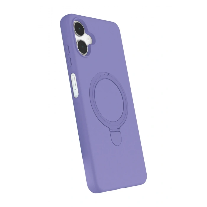 Newface Samsung Galaxy A06 Regal Magsafe Standlı Kapak - Lila