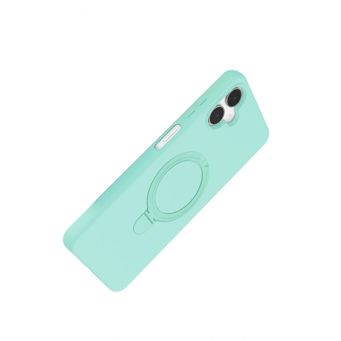 Newface Samsung Galaxy A06 Regal Magsafe Standlı Kapak - Su Yeşili