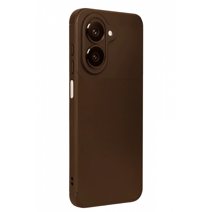 Newface Samsung Galaxy A07 4G Auto Focus Karbon Kapak - Kahverengi