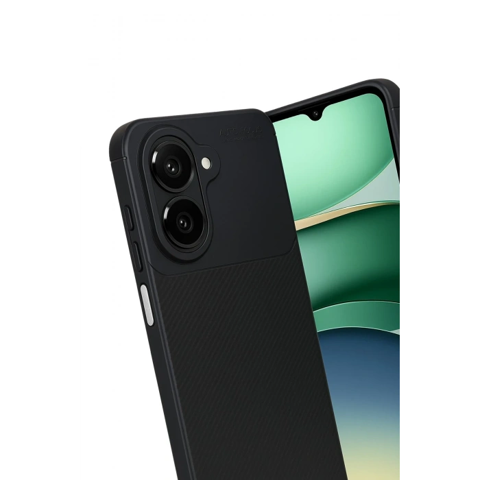 Newface Samsung Galaxy A07 4G Auto Focus Karbon Kapak - Siyah