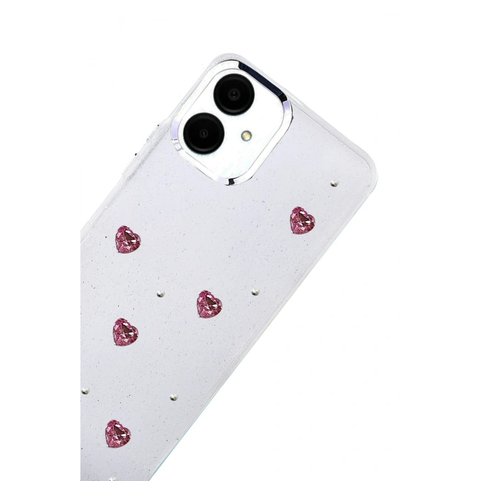 Newface Samsung Galaxy A07 4G Fiyonk Desenli Kapak - Desen 3