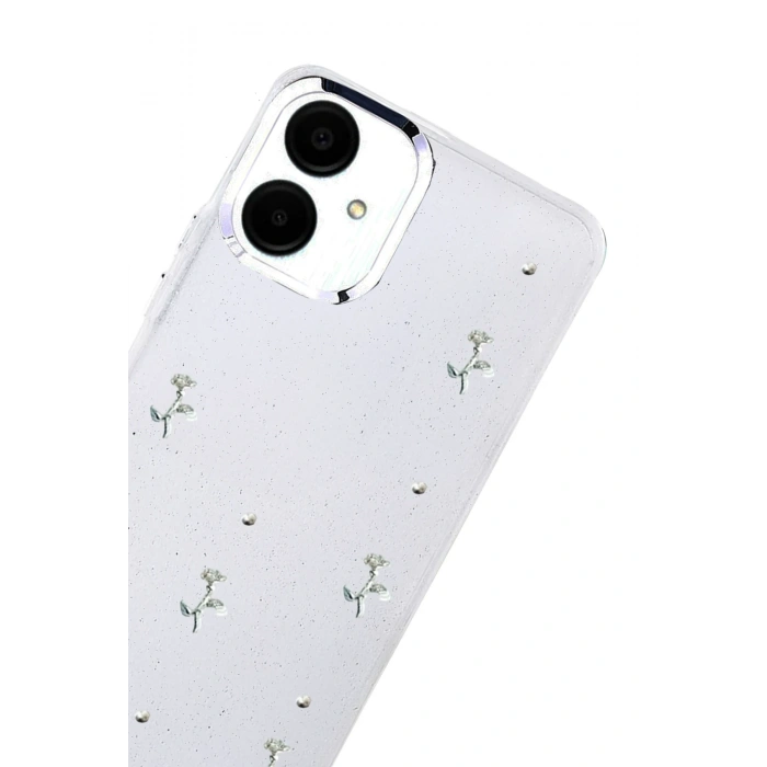 Newface Samsung Galaxy A07 4G Fiyonk Desenli Kapak - Desen 4