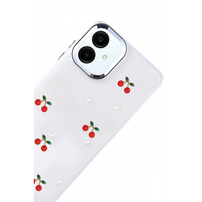 Newface Samsung Galaxy A07 4G Fiyonk Desenli Kapak - Desen 9