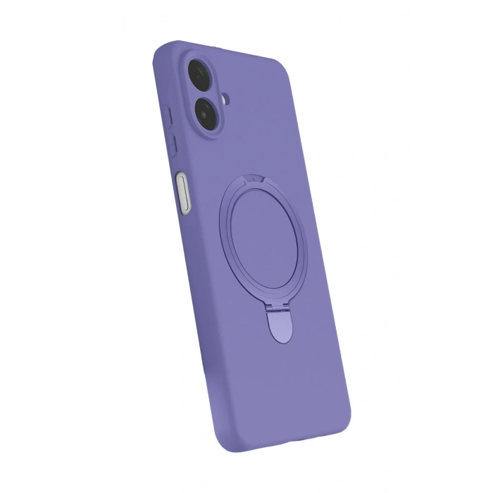 Newface Samsung Galaxy A07 4G Regal Magsafe Standlı Kapak - Lila
