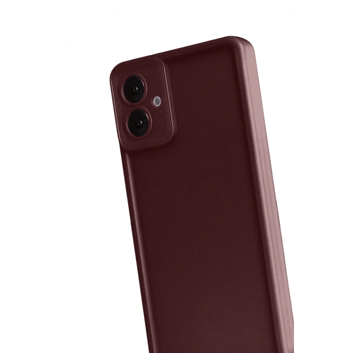 Newface Samsung Galaxy A07 4G Viera Silikon - Bordo