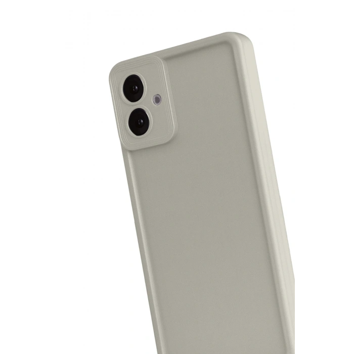 Newface Samsung Galaxy A07 4G Viera Silikon - Krem