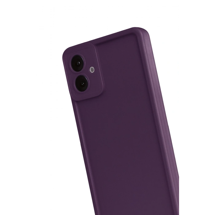 Newface Samsung Galaxy A07 4G Viera Silikon - Mürdüm