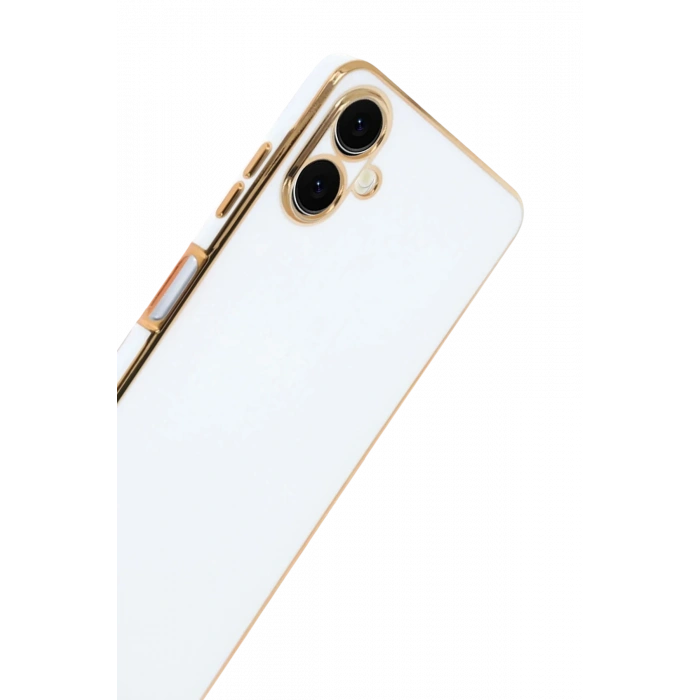 Newface Samsung Galaxy A07 4G Volet Silikon - Beyaz