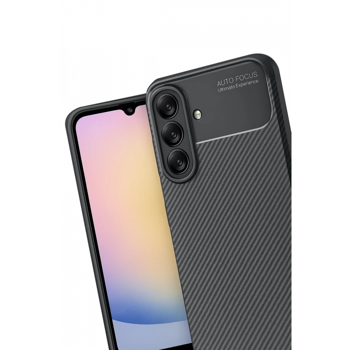 Newface Samsung Galaxy A17 5G Auto Focus Karbon Kapak - Siyah