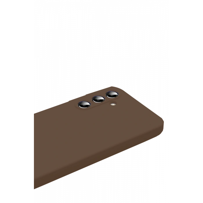 Newface Samsung Galaxy A17 5G First Silikon - Kahverengi