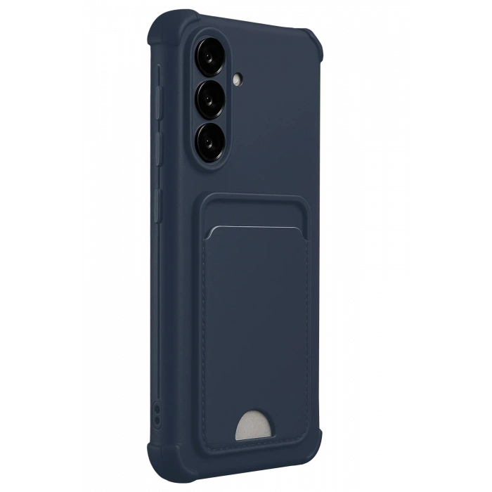 Newface Samsung Galaxy A17 5G Kelvin Kartvizitli Silikon - Lacivert