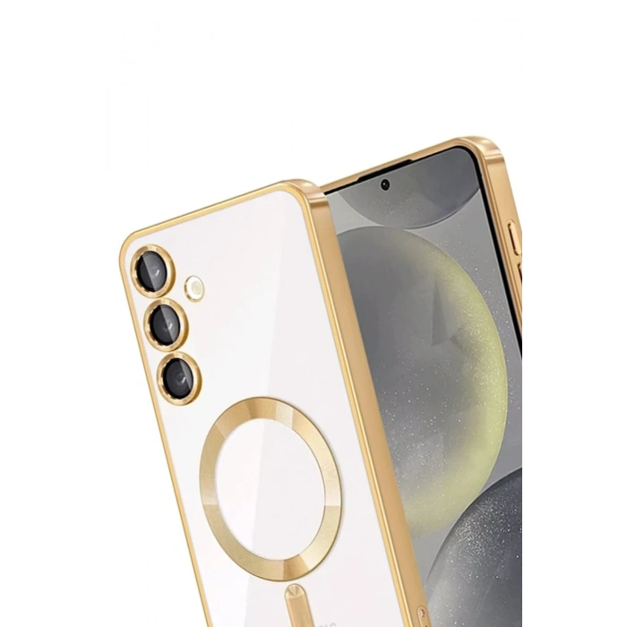 Newface Samsung Galaxy A17 5G Kross Magneticsafe Kapak - Gold