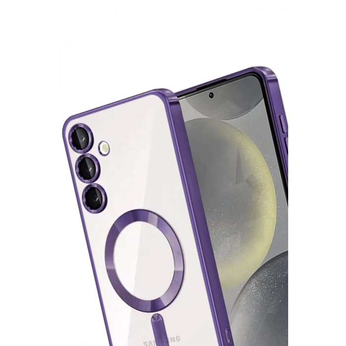 Newface Samsung Galaxy A17 5G Kross Magneticsafe Kapak - Mor