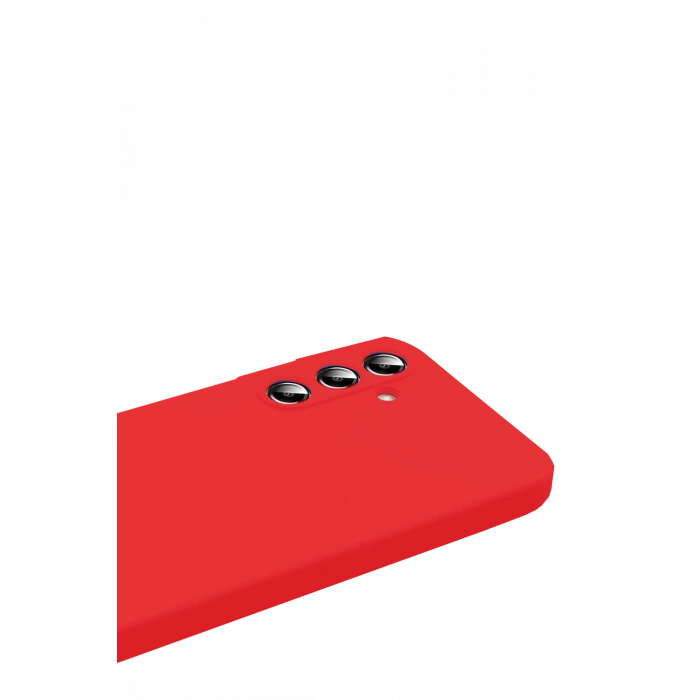 Newface Samsung Galaxy A17 5G Nano içi Kadife Silikon - Kırmızı