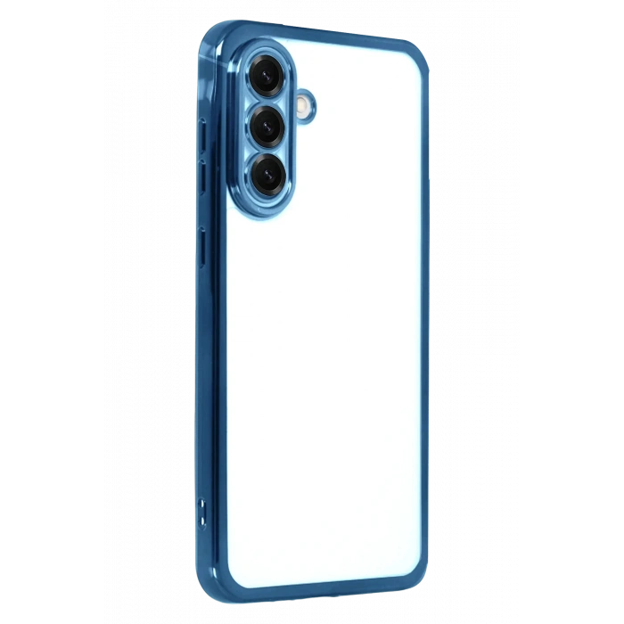 Newface Samsung Galaxy A17 5G Razer Lensli Silikon - Açık Mavi