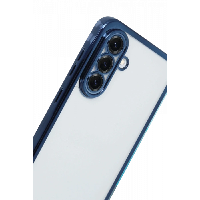 Newface Samsung Galaxy A17 5G Razer Lensli Silikon - Lacivert