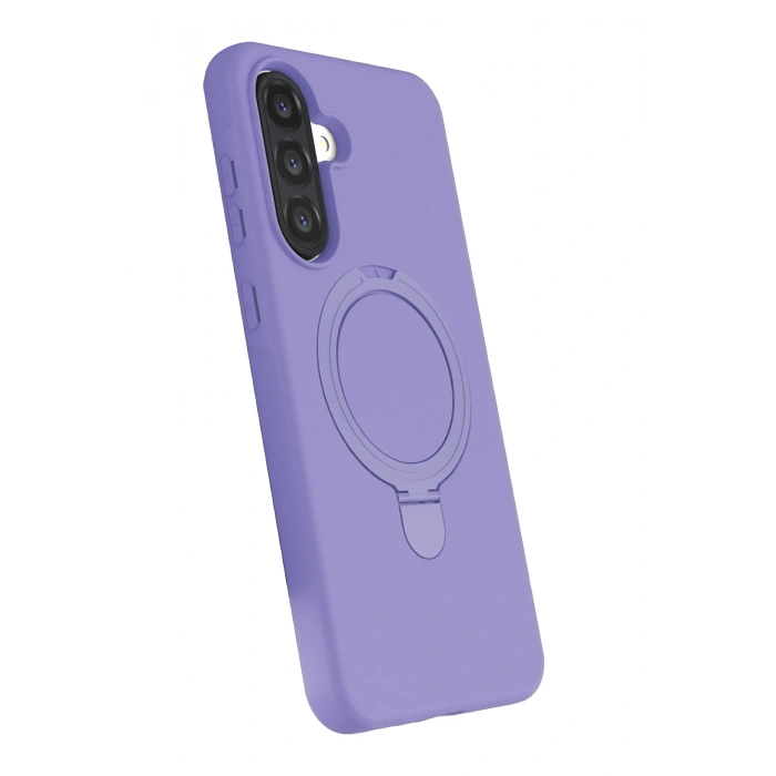 Newface Samsung Galaxy A17 5G Regal Magsafe Standlı Kapak - Lila