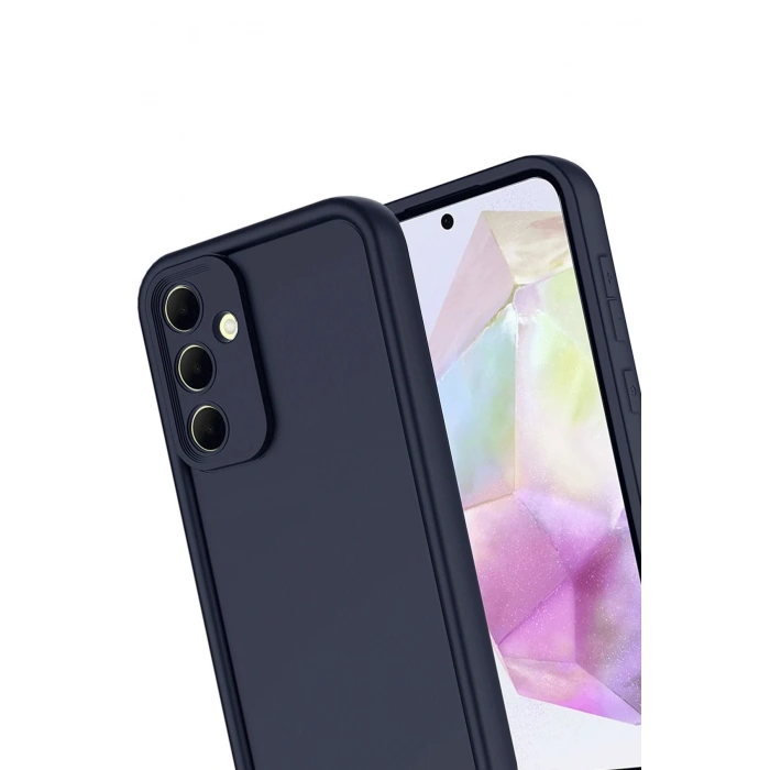 Newface Samsung Galaxy A17 5G Viera Silikon - Lacivert