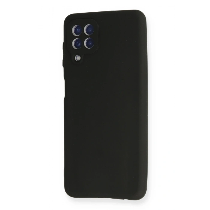 Newface Samsung Galaxy A22 Kılıf First Silikon - Siyah
