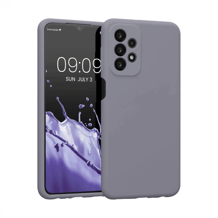 Newface Samsung Galaxy A23 4G Kılıf First Silikon - Gri