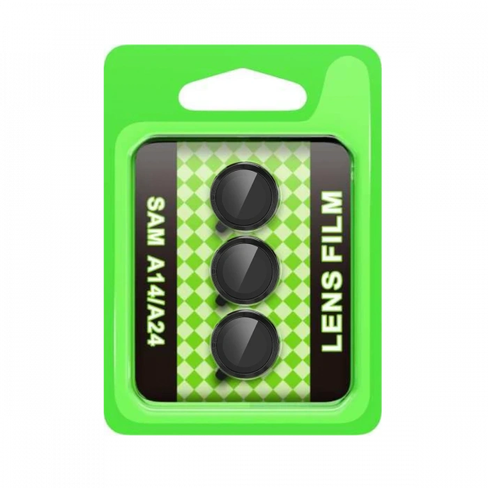 Newface Samsung Galaxy A24 4G Raze Metal Kamera Lens - Siyah