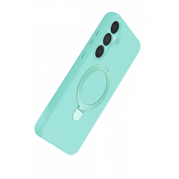 Newface Samsung Galaxy A25 5G Regal Magsafe Standlı Kapak - Su Yeşili