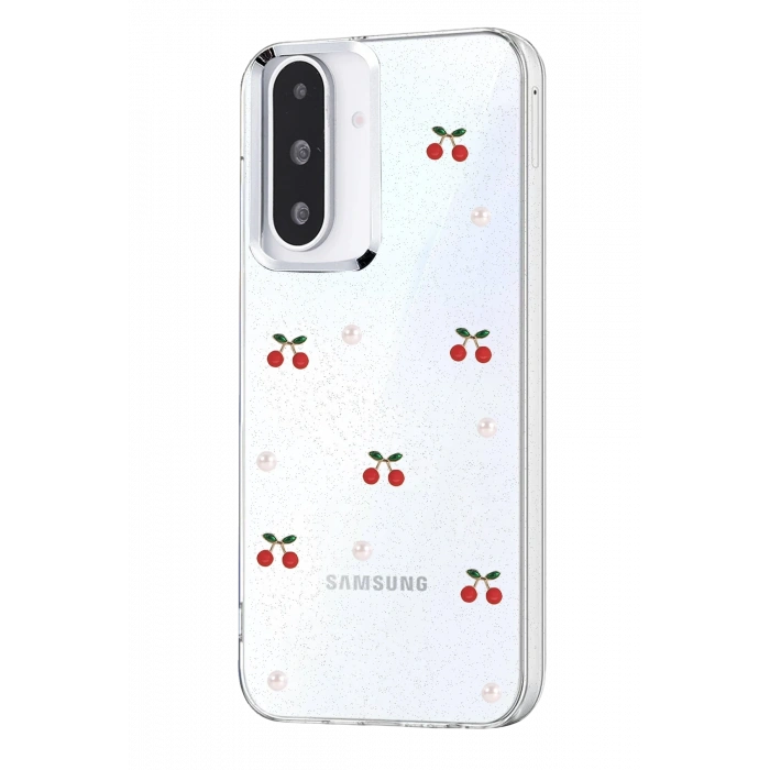 Newface Samsung Galaxy A26 Fiyonk Desenli Kapak - Desen 9