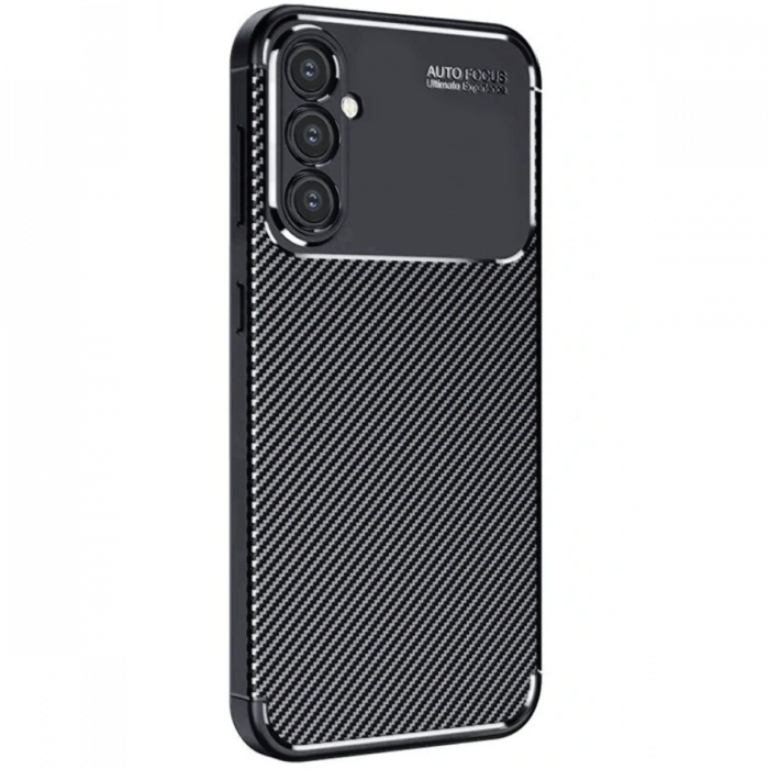 Newface Samsung Galaxy A26 Kılıf Auto Focus Karbon Kapak - Siyah