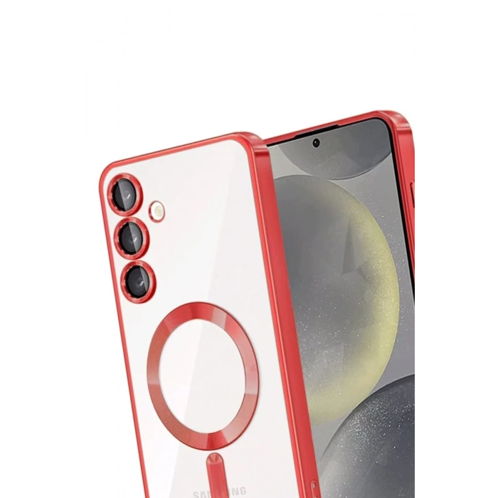 Newface Samsung Galaxy A26 Kross Magneticsafe Kapak - Kırmızı