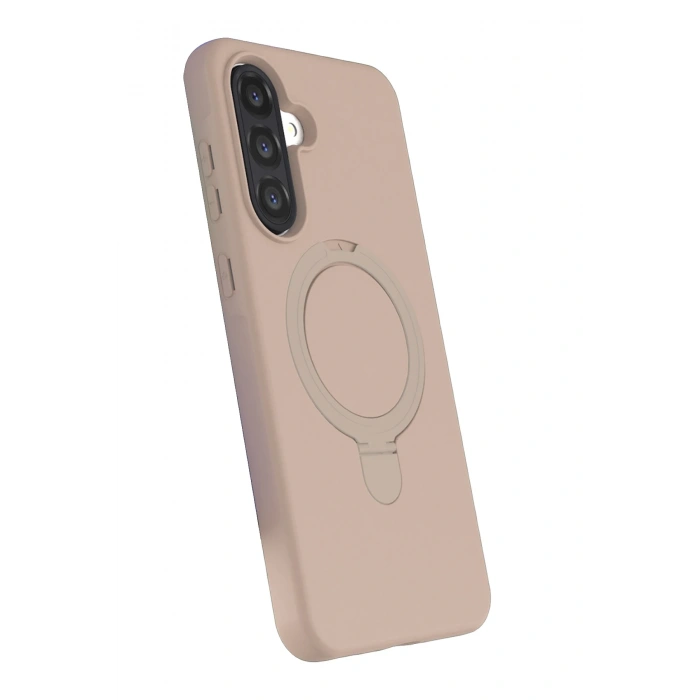 Newface Samsung Galaxy A26 Regal Magsafe Standlı Kapak - Çöl Titanyum