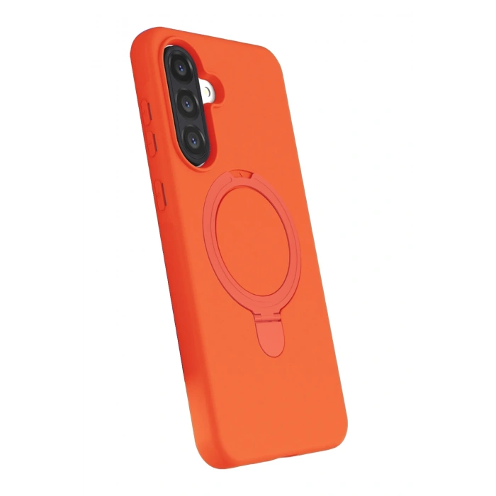 Newface Samsung Galaxy A26 Regal Magsafe Standlı Kapak - Turuncu