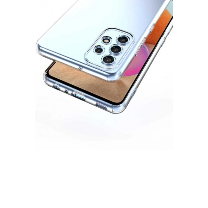 Newface Samsung Galaxy A32 Kılıf Lüx Şeffaf Silikon