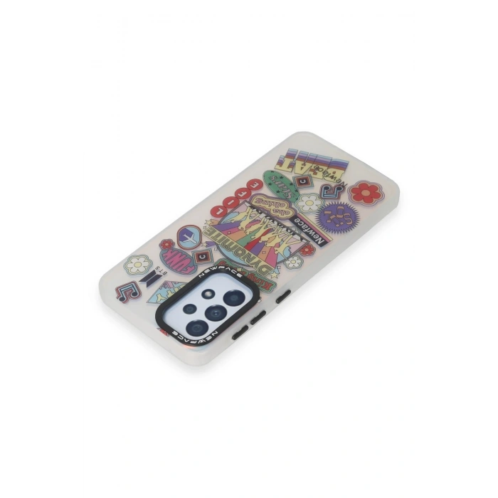 Newface Samsung Galaxy A33 5G Kılıf Estoril Desenli Kapak - Estoril - 14