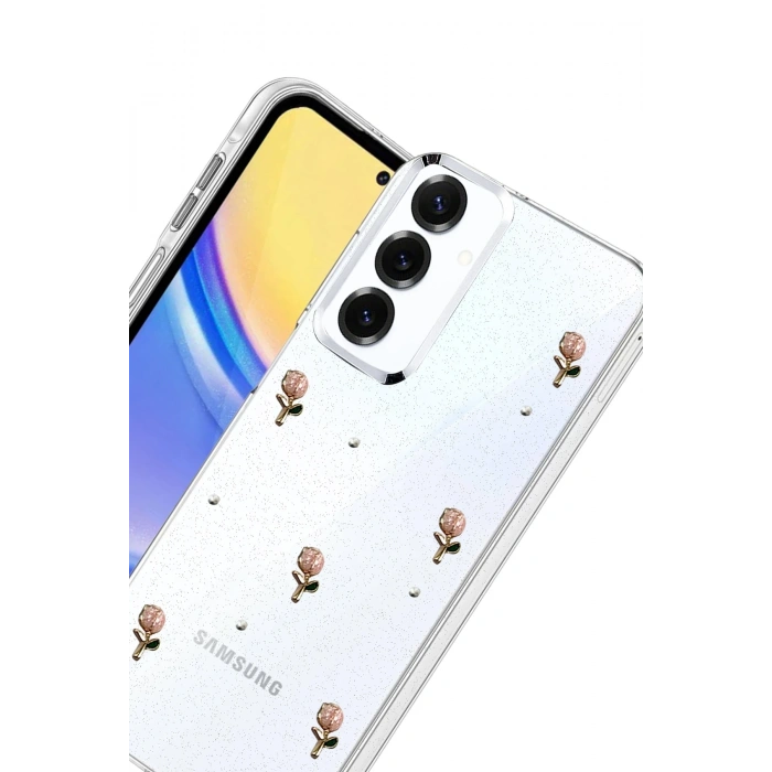 Newface Samsung Galaxy A34 5G Fiyonk Desenli Kapak - Desen 6