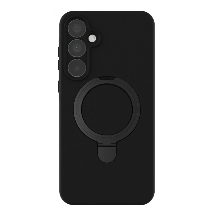 Newface Samsung Galaxy A35 5G Regal Magsafe Standlı Kapak - Siyah