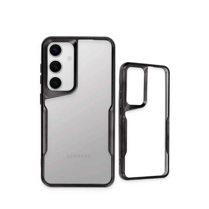 Newface Samsung Galaxy A36 Kılıf Boyi Silikon Kapak - Siyah