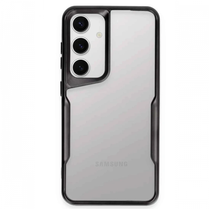 Newface Samsung Galaxy A36 Kılıf Boyi Silikon Kapak - Siyah