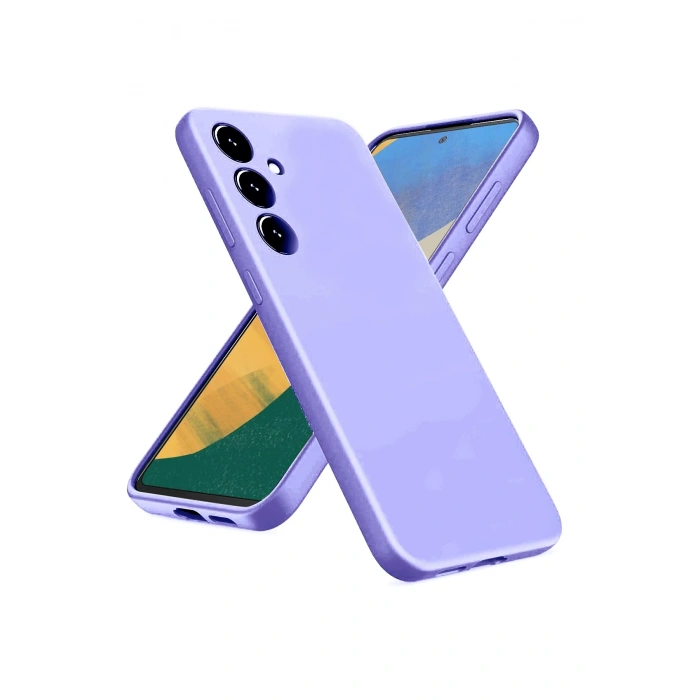 Newface Samsung Galaxy A36 Kılıf Nano içi Kadife Silikon - Lila