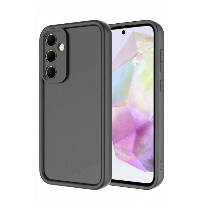 Newface Samsung Galaxy A36 Kılıf Viera Silikon - Gri