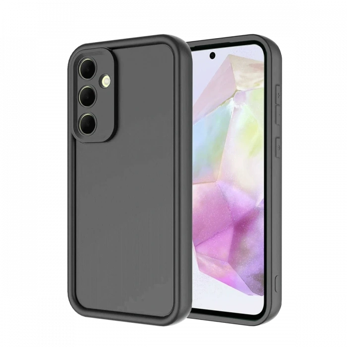 Newface Samsung Galaxy A36 Kılıf Viera Silikon - Gri