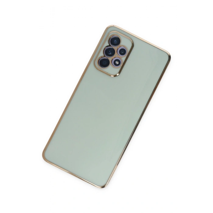 Newface Samsung Galaxy A52 Kılıf Volet Silikon - Açık Yeşil