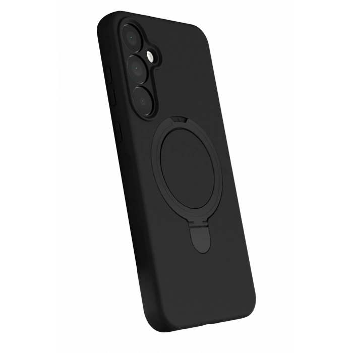 Newface Samsung Galaxy A55 5G Regal Magsafe Standlı Kapak - Siyah