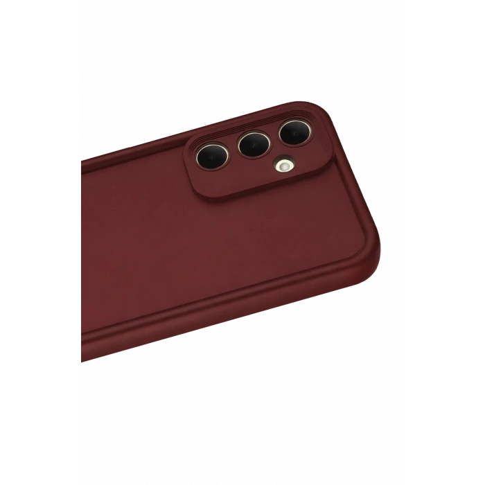 Newface Samsung Galaxy A56 Kılıf Viera Silikon - Bordo