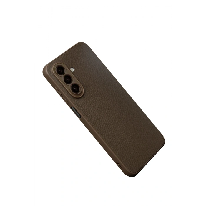 Newface Samsung Galaxy A57 5G Thermax Silikon Kılıf - Kahverengi