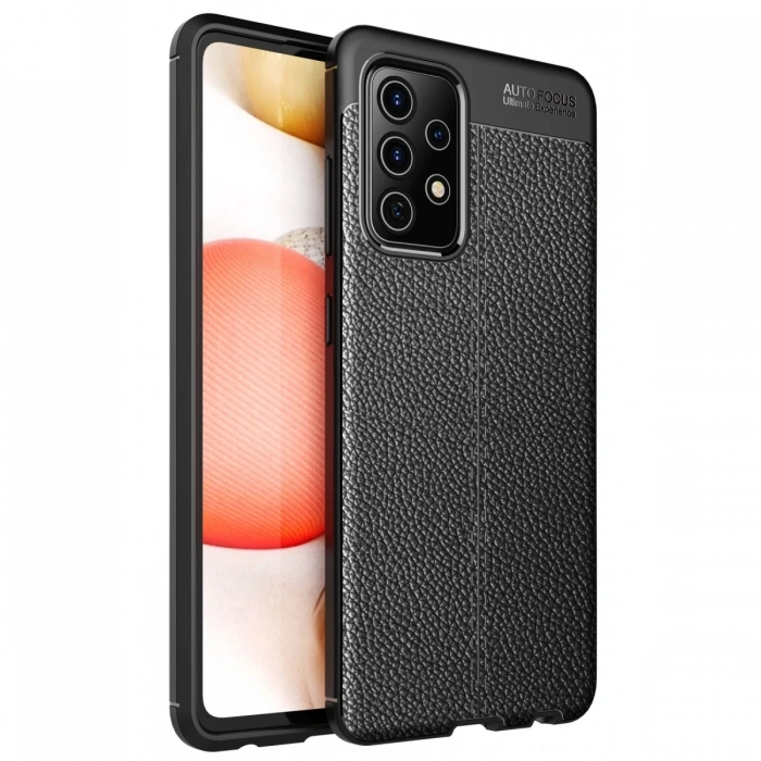 Newface Samsung Galaxy A72 Kılıf Auto Focus Kapak - Siyah