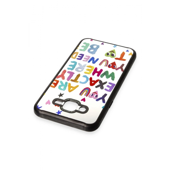 Newface Samsung Galaxy J7 Kılıf Mirror Desenli Kapak - Mirror - 10