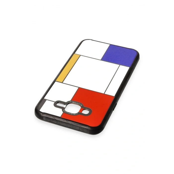 Newface Samsung Galaxy J7 Kılıf Mirror Desenli Kapak - Mirror - 9